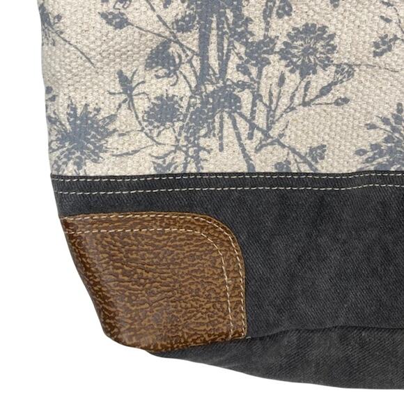 Myra Bag-Dream Catcher Tote Leather & Canvas Bag - Picture 3 of 8
